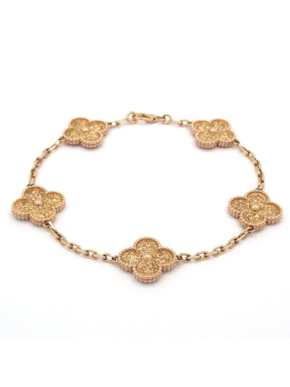 Van Cleef & Arpels Bracelet Vintage Alhambra 18k Pink Gold